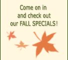 Check for specials!!