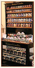 salt candle display